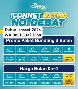 Paket Iconnet XTRA NO DEBAT